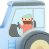 Blue Tractor