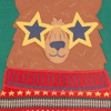 Teal/Fairisle Bear