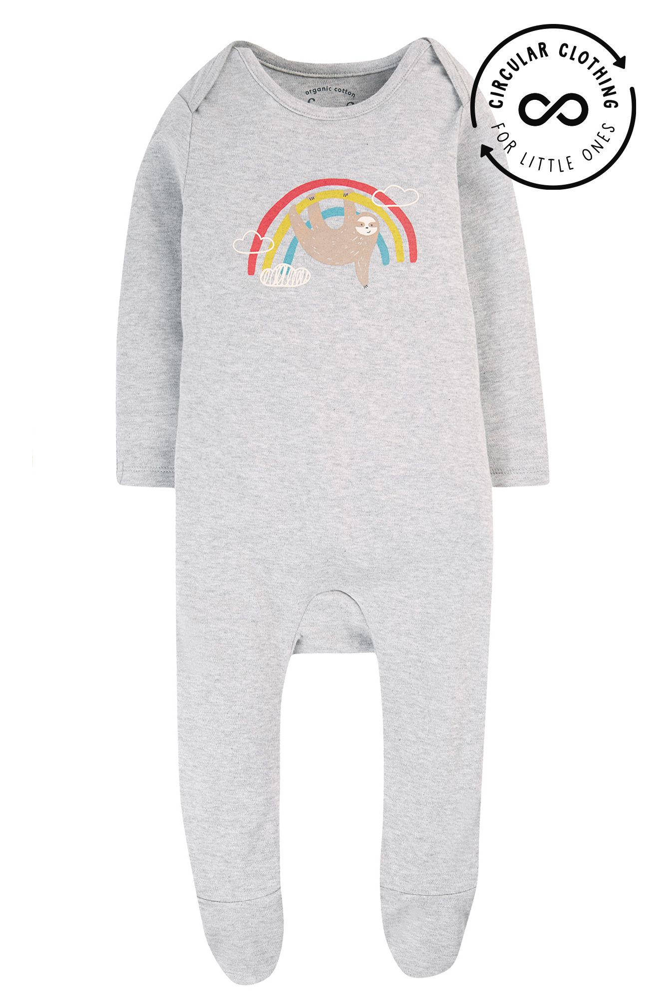 Baby Grow Rainbow Baby Sleepsuit RAINBOW Organic Cotton Long