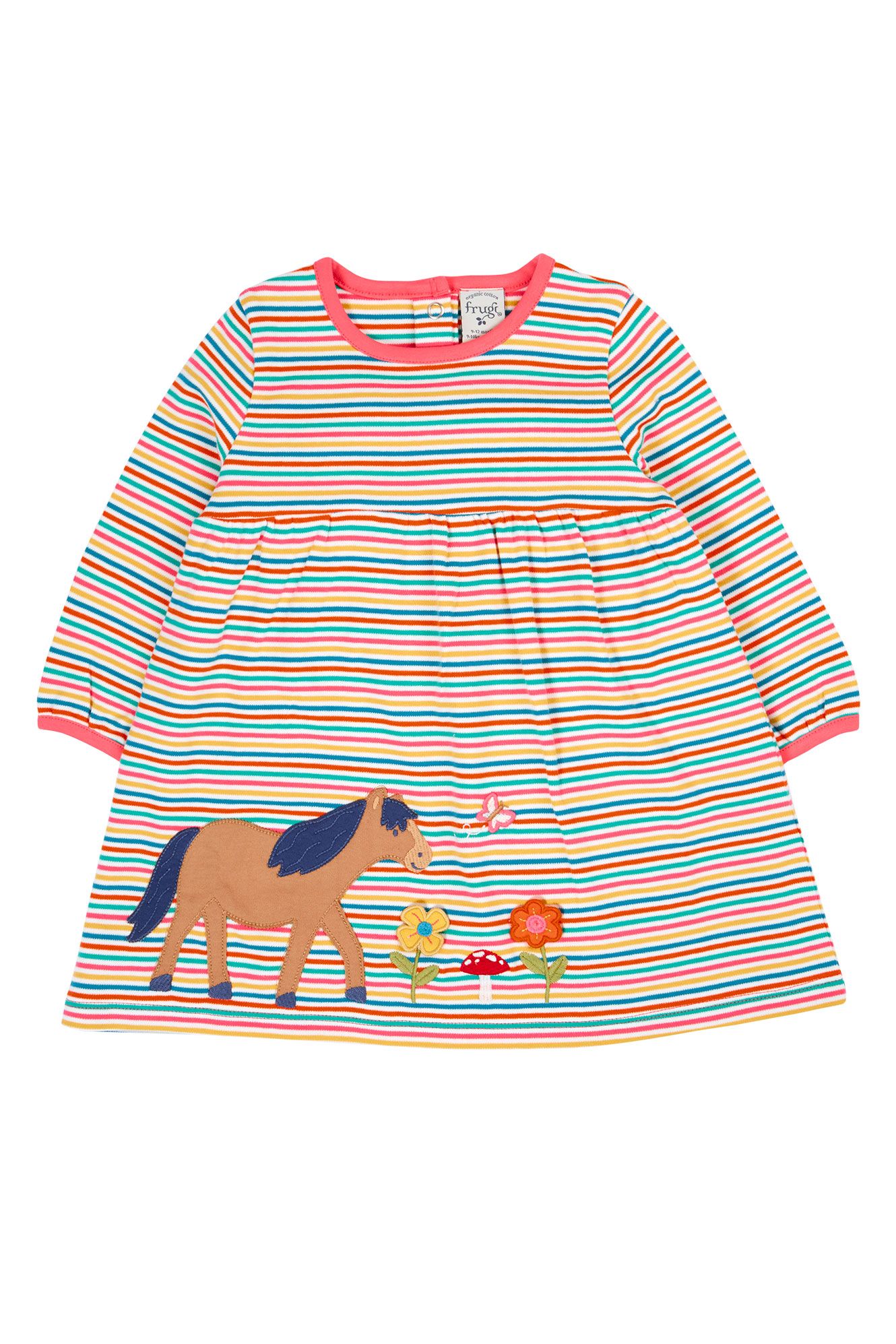 ONLY ONLEVARA STRIPE DRESS - Vestito casual - black/cloud dancer/nero