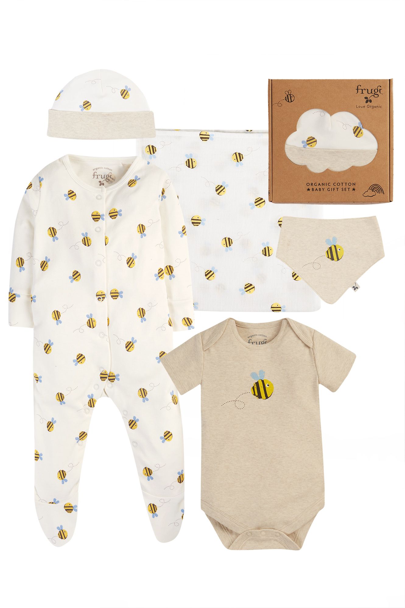 Buzzy Bee Musselin-Geschenkset