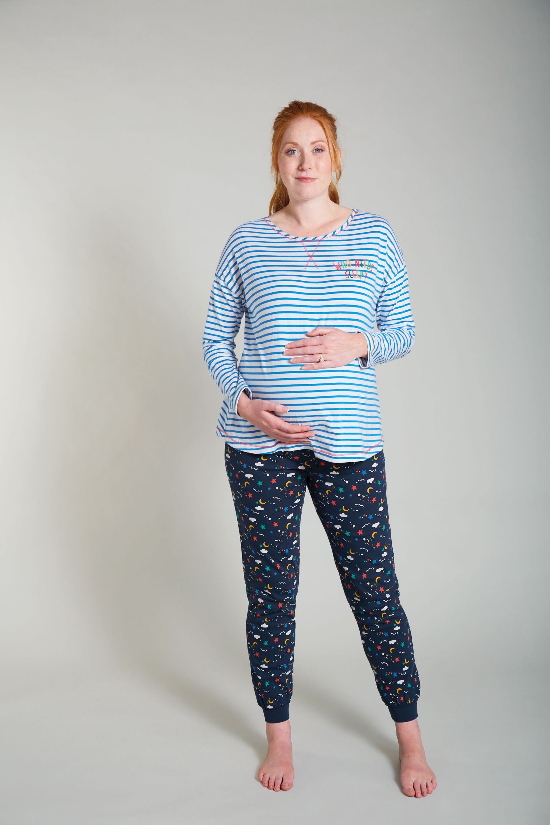 Meg Maternity & Nursing PJ Top