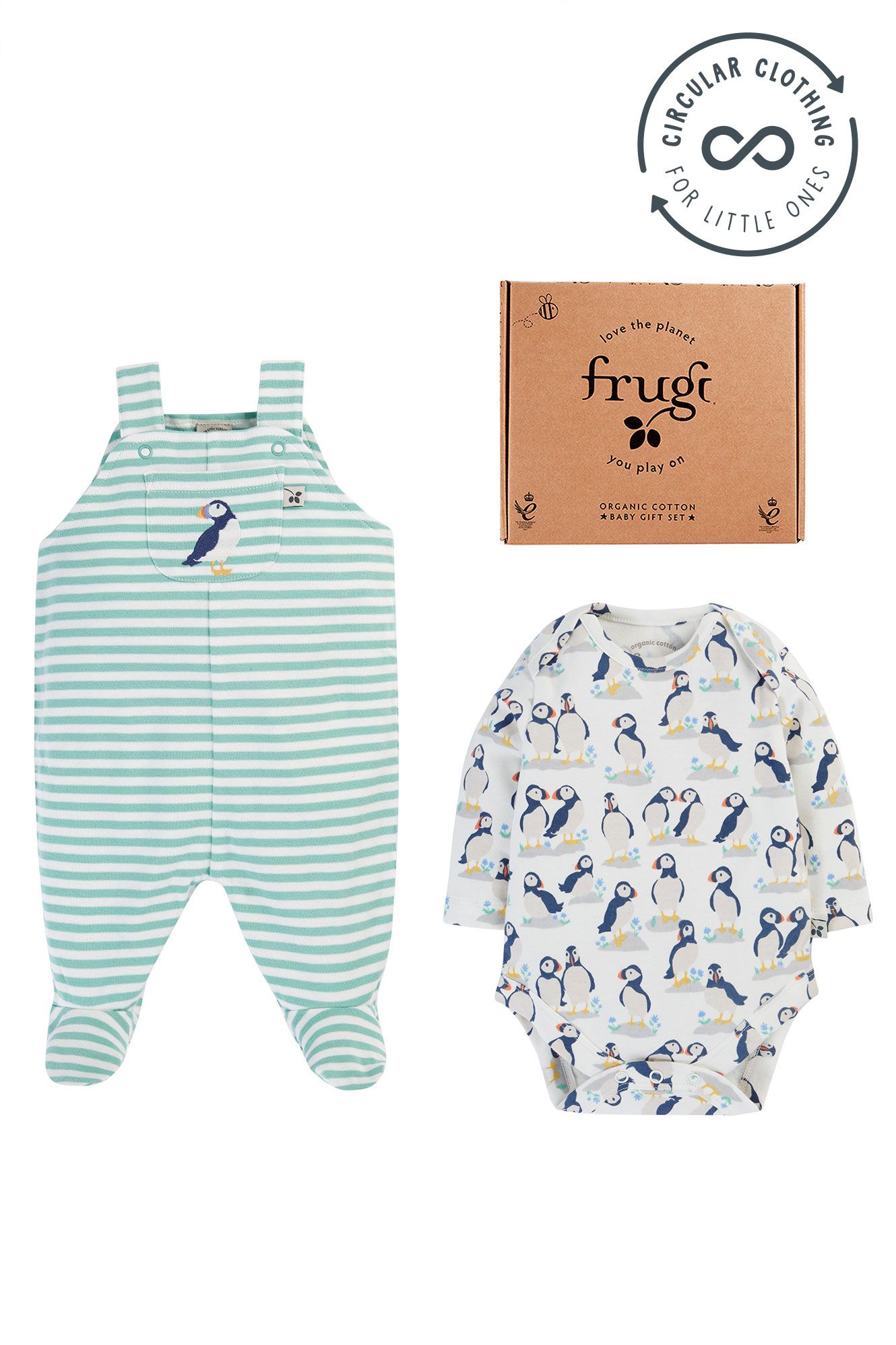 Footed Dungaree Gift Set