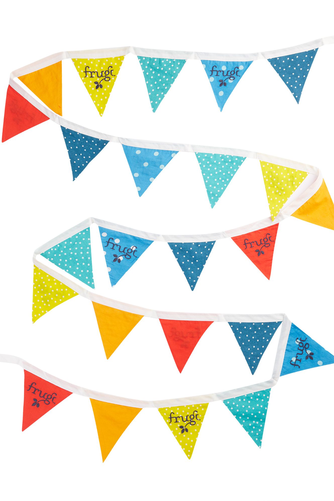 Embroidered Frugi Bunting