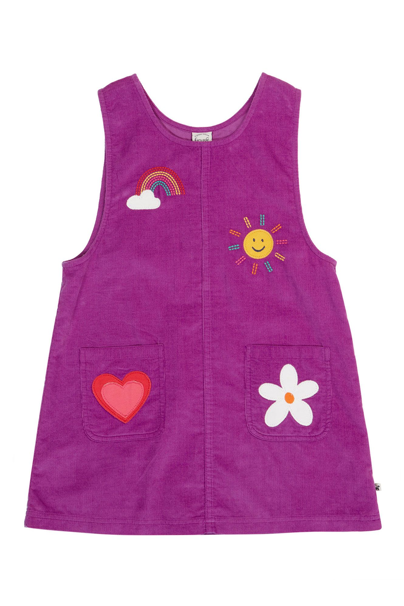 Becky Cord Pinafore Dress