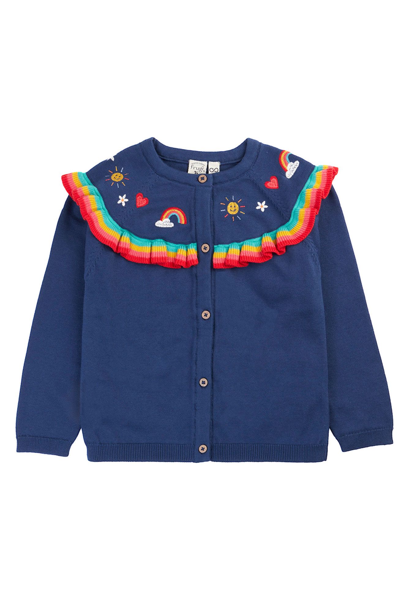 Romi Ruffle Cardigan