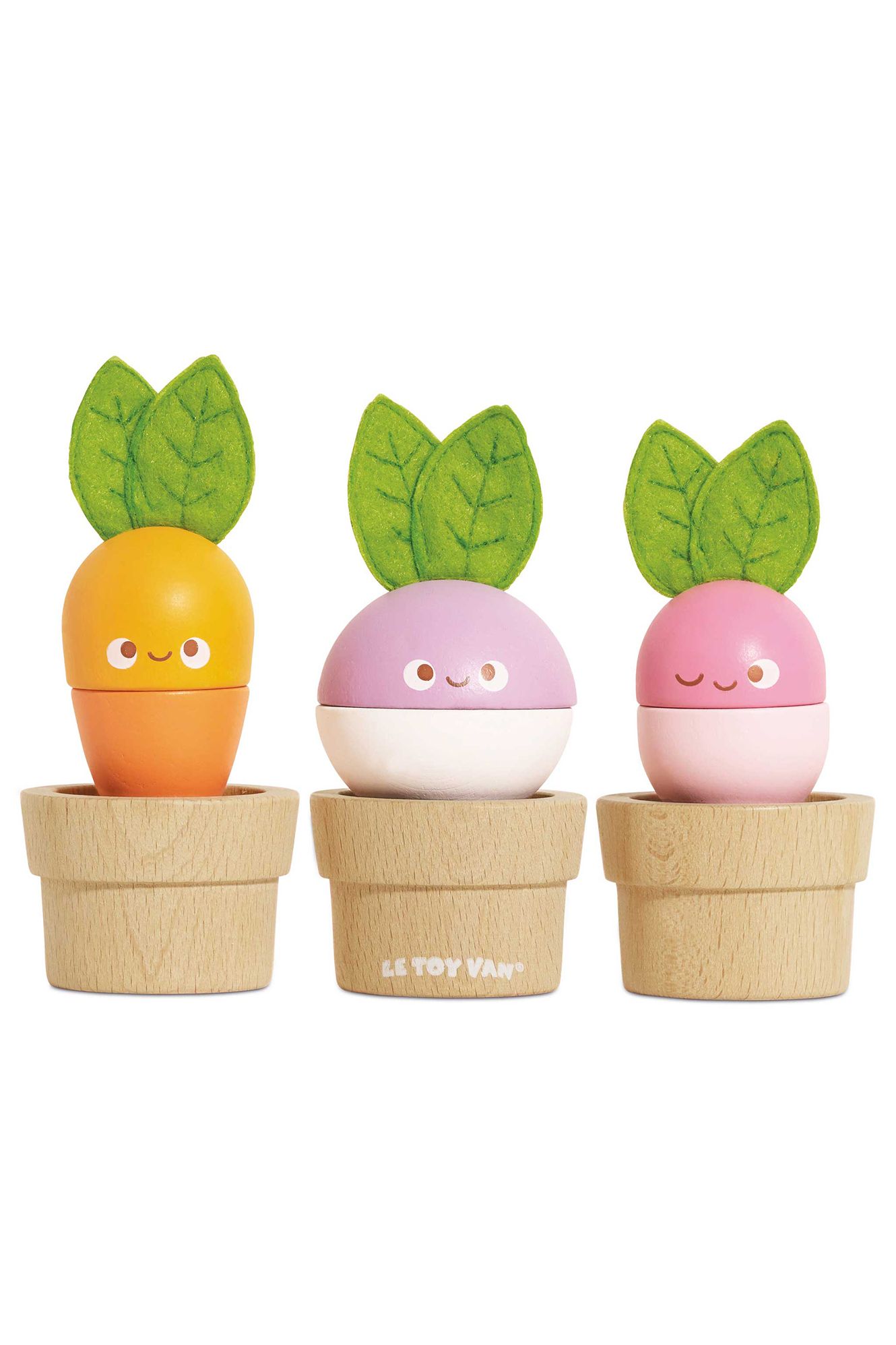 Stacking Wooden Veggies