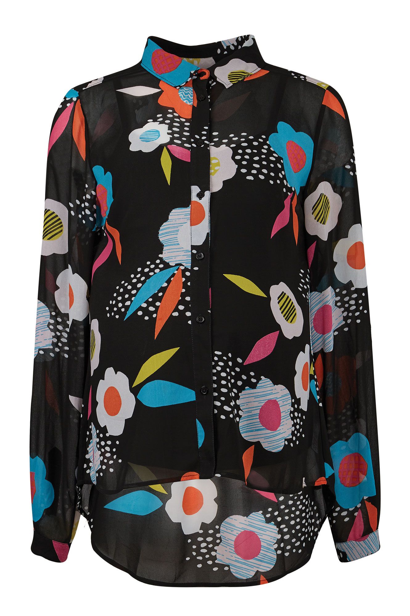 Georgette Maternity & Nursing Shirt