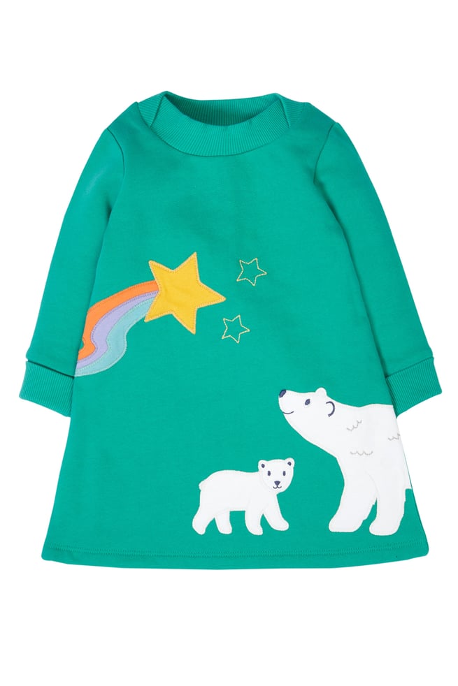 white christmas dresses Frugi Amilie Party Dress – Pixie & Linus main image 0